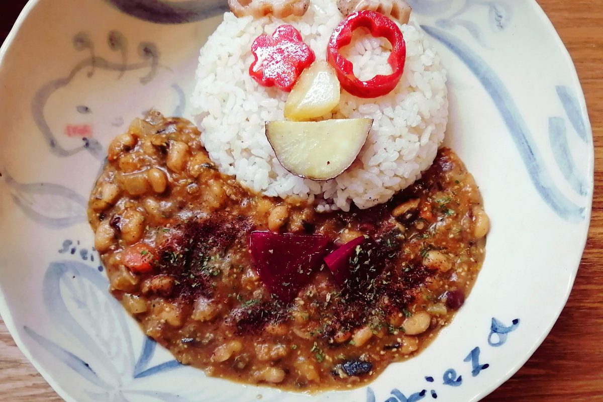 炒め納豆カレー