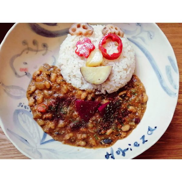 炒め納豆カレー